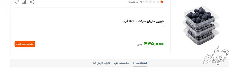 قیمت-بلوبری